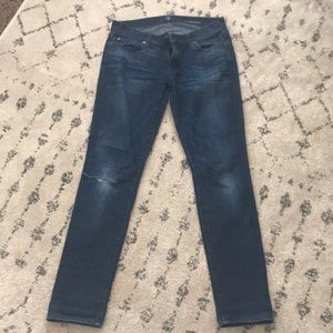 7 For all Mankind dark wash jeans